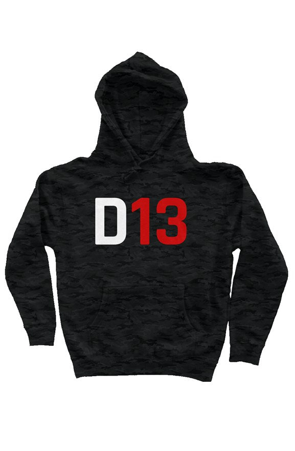 D13 Embroidered Camo Heavyweight Hoodie