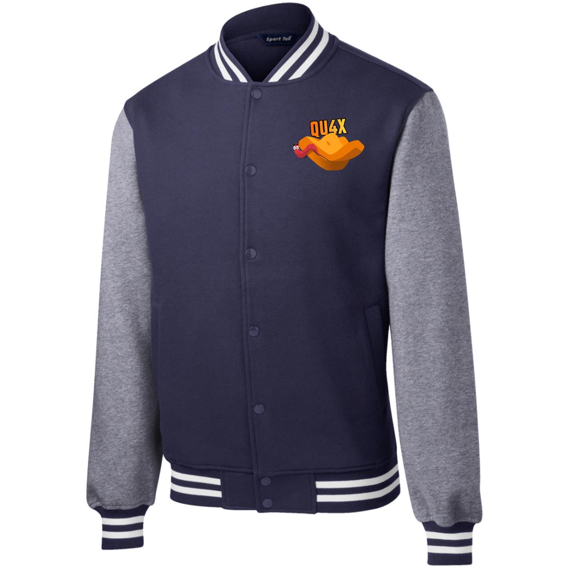 QU4X ST270 Fleece Letterman Jacket