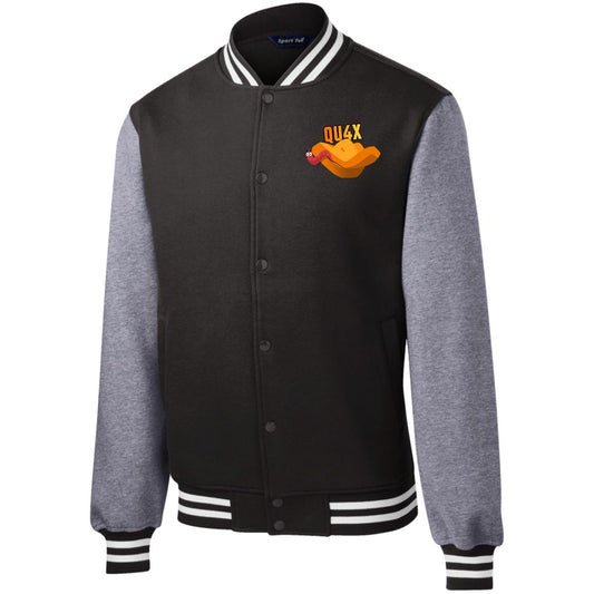 QU4X ST270 Fleece Letterman Jacket